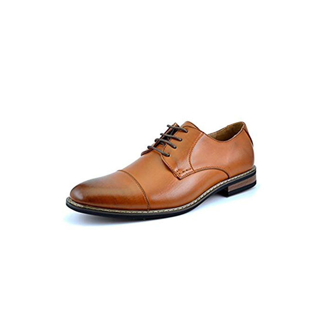 Social Bruno Marc PRINCE-06 Zapatos de Cordones Vestir Oxford Clásico para Hombre Marrón