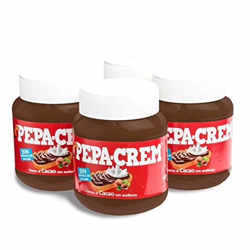 Social Pepa-Crem. Crema de cacao con avellanas para untar. Sin Aceite de Palma