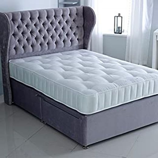 The Luxury Bed Co. Sapphire Cama con cabecero de Cama – Lujoso y Resistente – Living