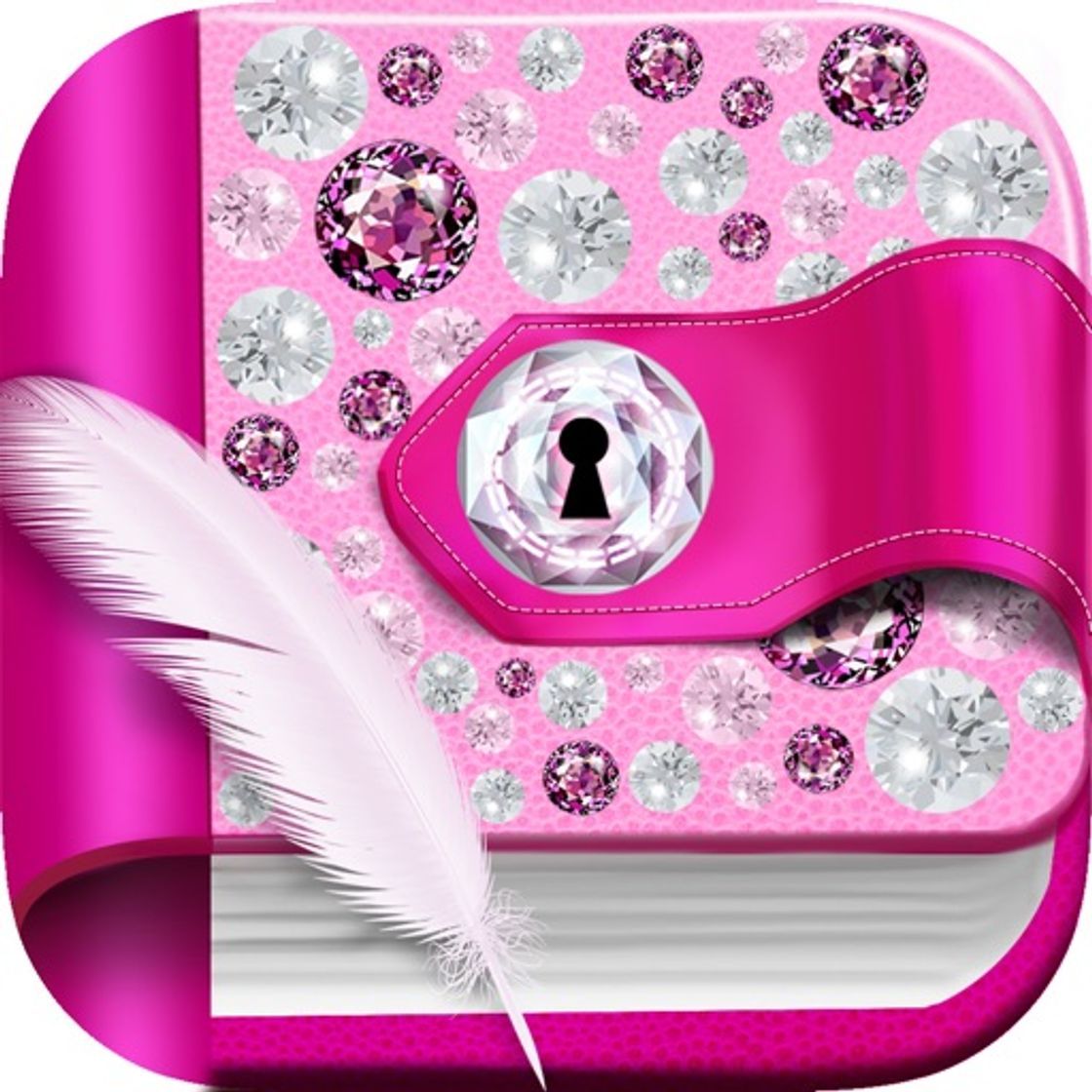 App Diamond Diary Notes With Lock