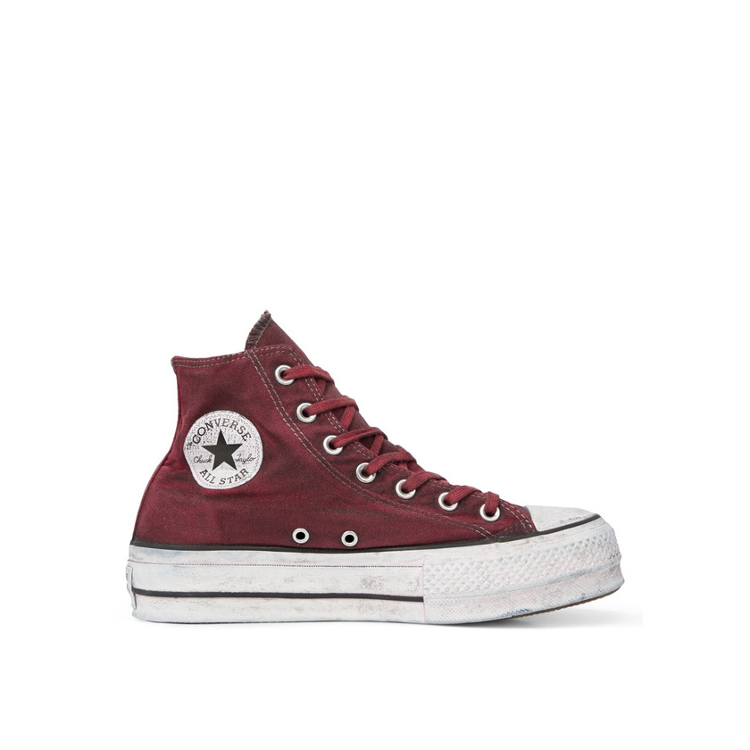 Social Chuck Taylor All Star Canvas Rust Platform High Top