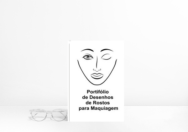 Portifolio de Desenhos de Rostos Para Maquiagem