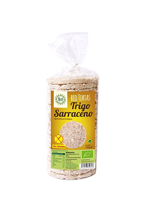 Products Sol Natural Tortas de Trigo Sarraceno, sin Gluten - Paquete de 12