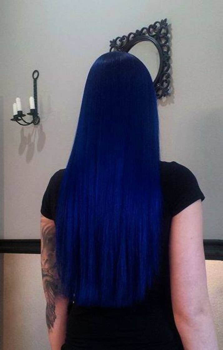 Moda Cabelo azul que eu queria ter.