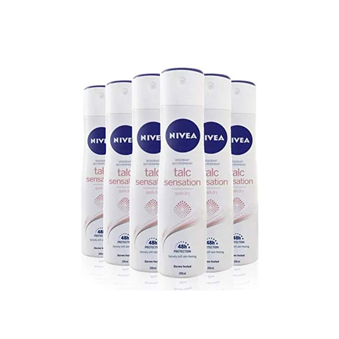 Products NIVEA Talc Sensation Spray en pack de 6