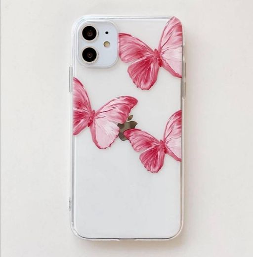 Pink butterfly phone case🦋