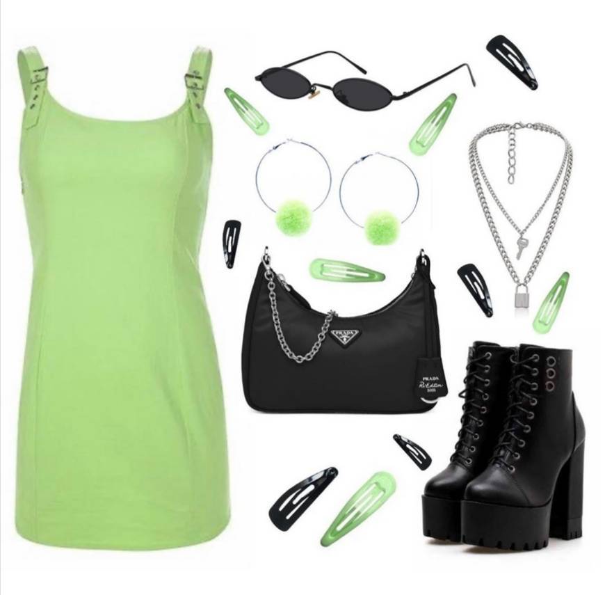 Moda Shego vibes💚🖤