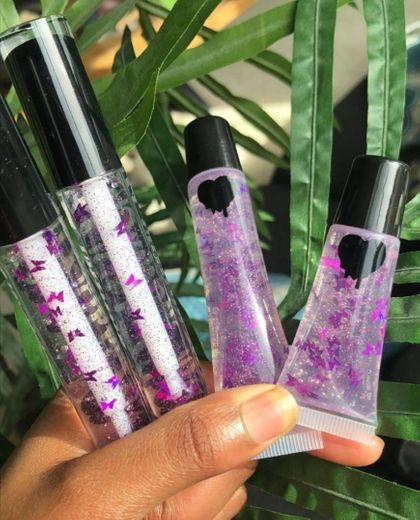 Purple butterfly gloss💜