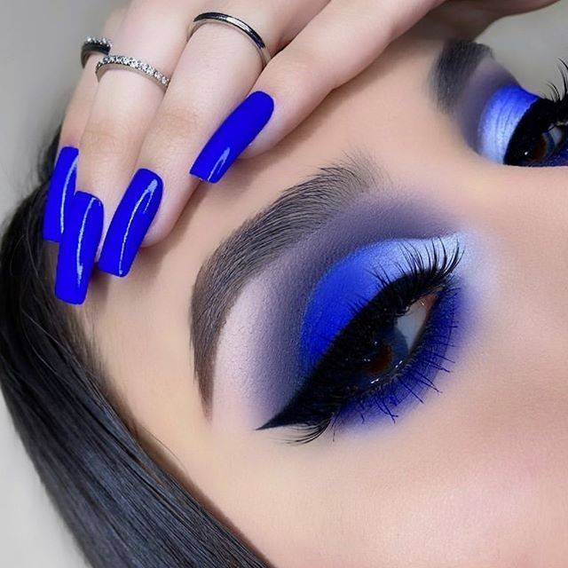 Moda Blue makeup💙