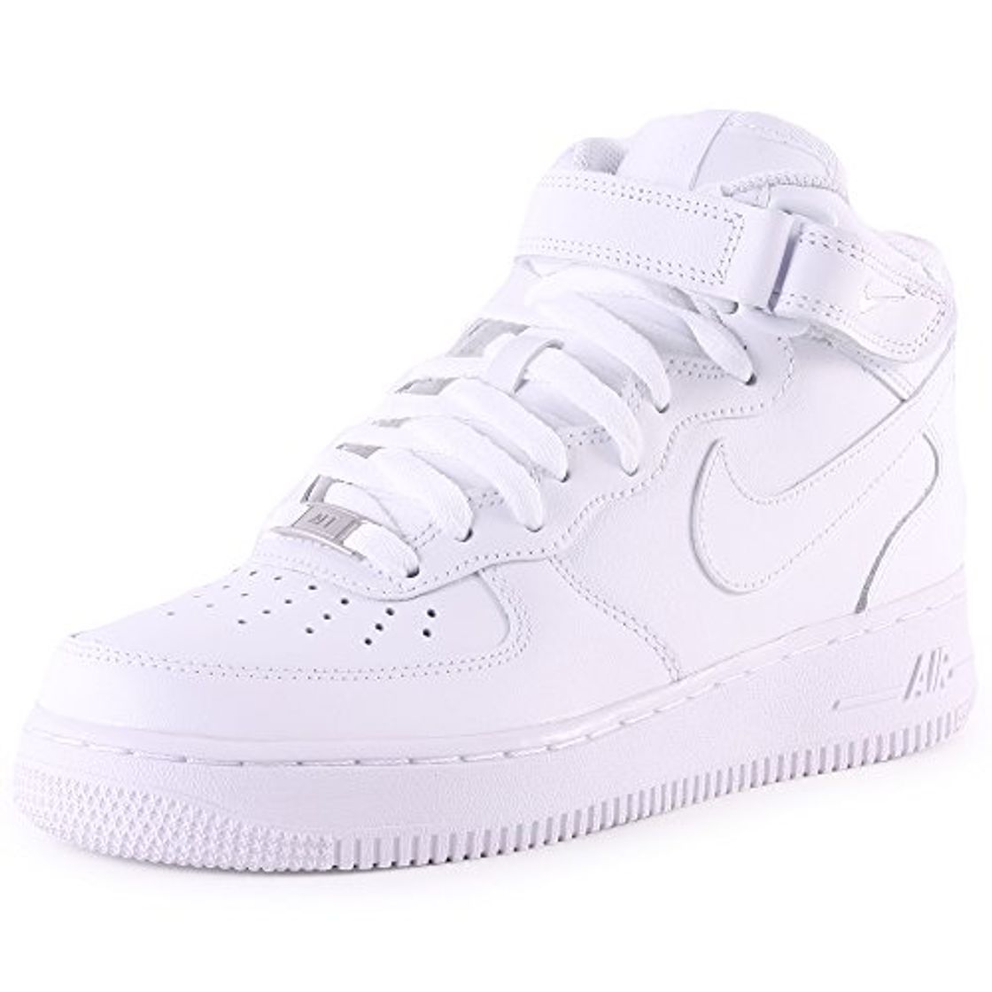 Fashion Nike Air Force 1 Mid '07 Zapatillas para Hombre, Blanco