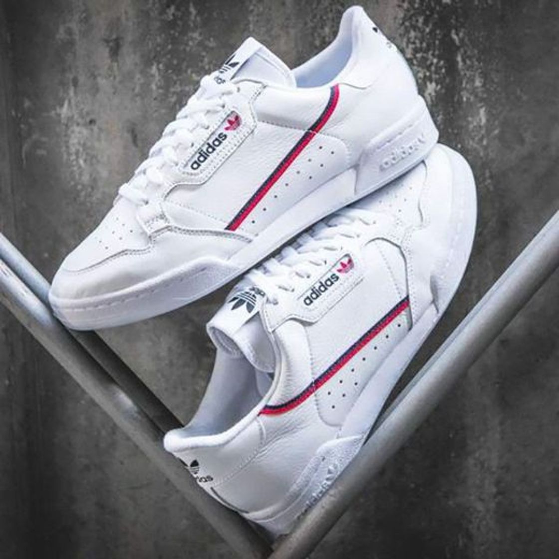 Social Adidas Continental 80, Zapatillas para Hombre, Blanco