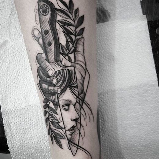 Tattoo - Knife 