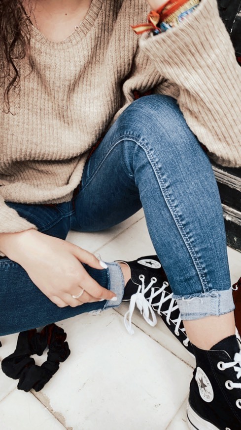 Social Converse Chuck Taylor CTAS Lift Hi, Zapatillas para Mujer, Negro