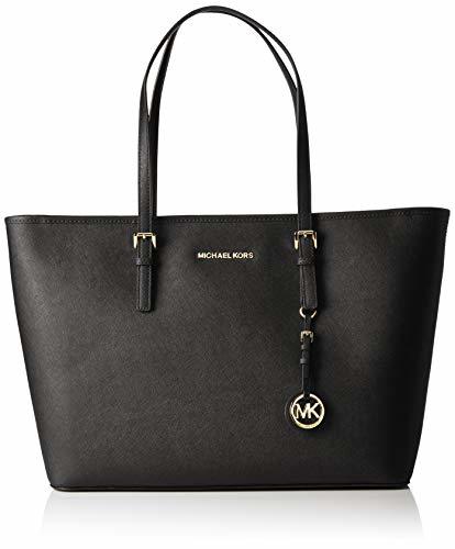 Social Michael Kors Jet Set Travel, Bolso Totes para Mujer, Negro
