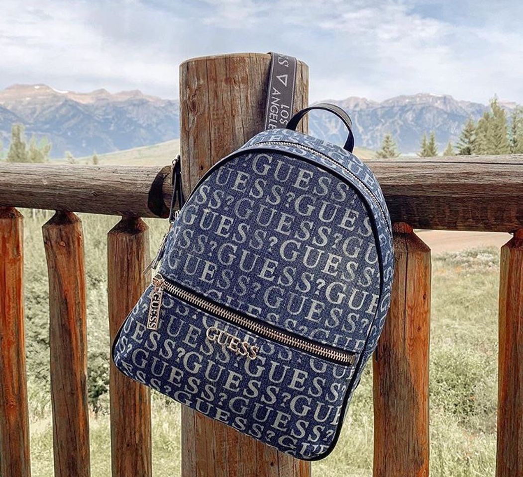 Social Guess Digital Charm Logo Shopper