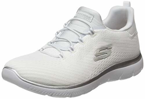 Social Skechers Summits, Zapatillas para Mujer, Blanco
