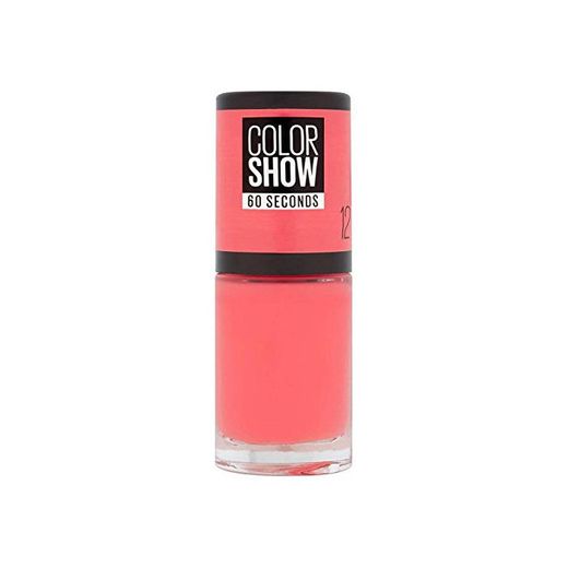 Maybelline Mayb VAO COLOR SHOW NU 12 SUNSET 7ml Coral Crema esmalte