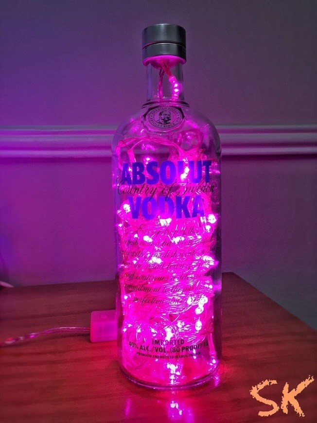 Moda Luminária de Garrafa Absolut ✨😍