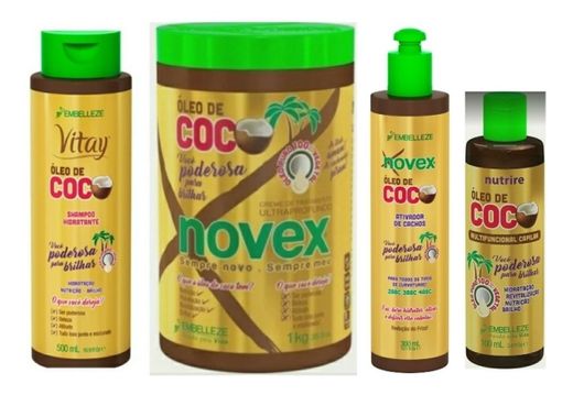 Novex óleo de coco 