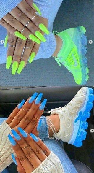 Fashion E essas duas opções em neon, muito lindas né💚💙