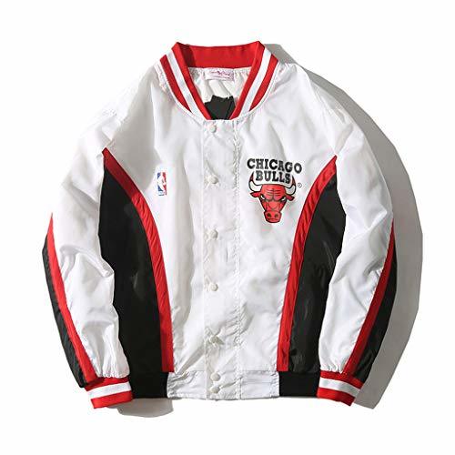 Products Chicago Bulls Warm Up Chaqueta Retro Rojo Blanco