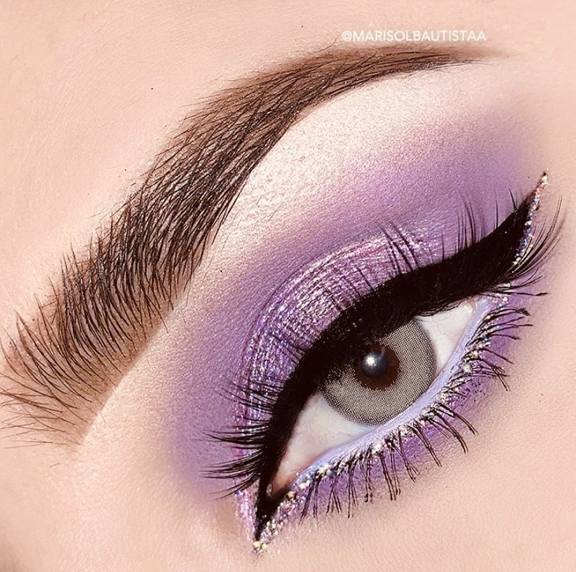 Moda Pastel violet eye. 💜