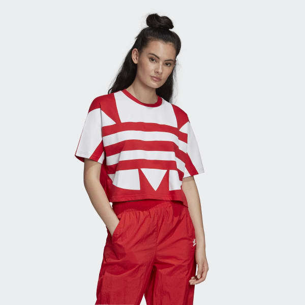 Moda adidas Large Logo Tee - Red | adidas US