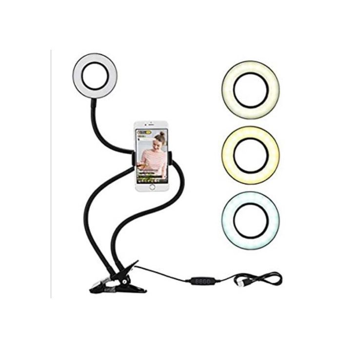 Social Ring light para telemóveis 