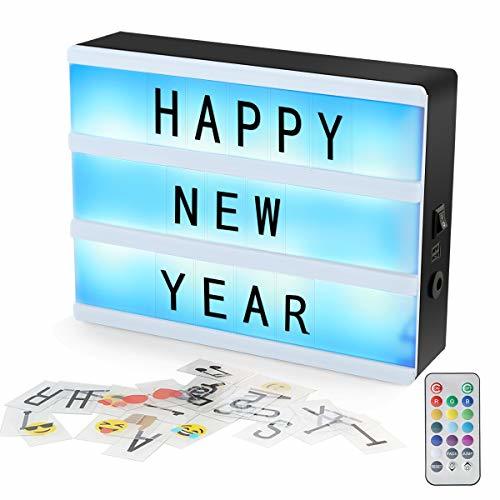 Social Wallfire A5 Caja de luz cinemática magnética Control Remoto Carta de Mensaje