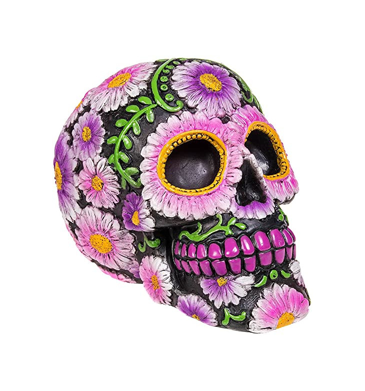 Product Nemesis Now Sugar Petal Skull Figura Decorativa de 15 cm