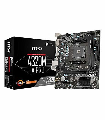 Electrónica MSI A320M-A Pro - Placa Base AM4 Micro ATX AMD A320 A320M-A