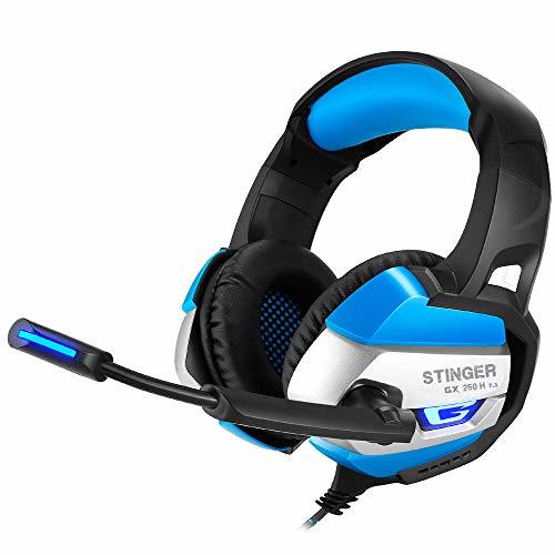 Product Woxter Stinger GX 250 H - Auriculares Gaming 7.1 Retroiluminados con micrófono