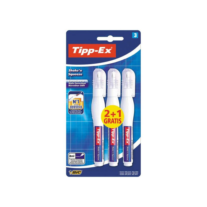 Social Tipp-Ex Shake'n Squeeze Corrector Líquido