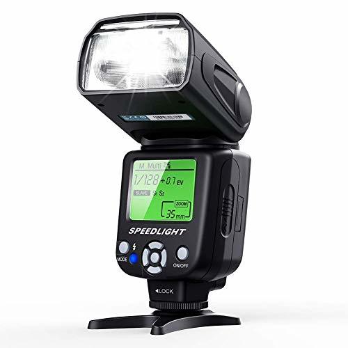 Electronic ESDDI Flash Speedlite para Canon Nikon Panasonic Olympus Pentax y Otras cámaras