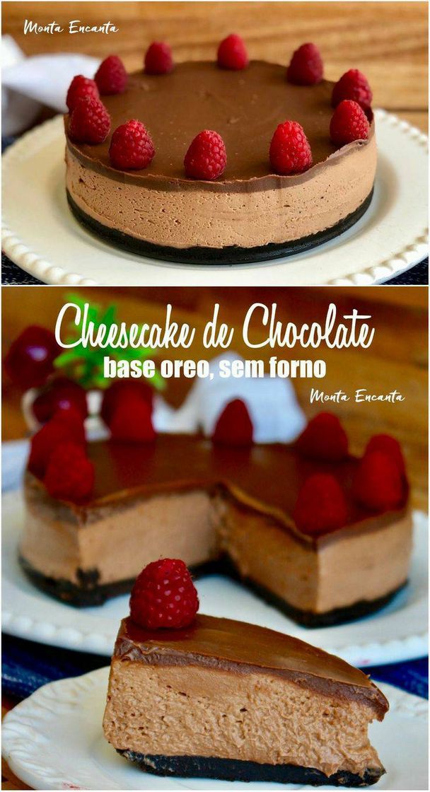 Moda Cheesecake de chocolate, sem forno