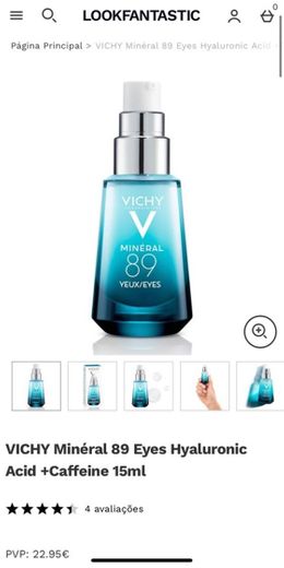 VICHY Minéral 89 Eyes Hyaluronic Acid +Caffeine 15ml 