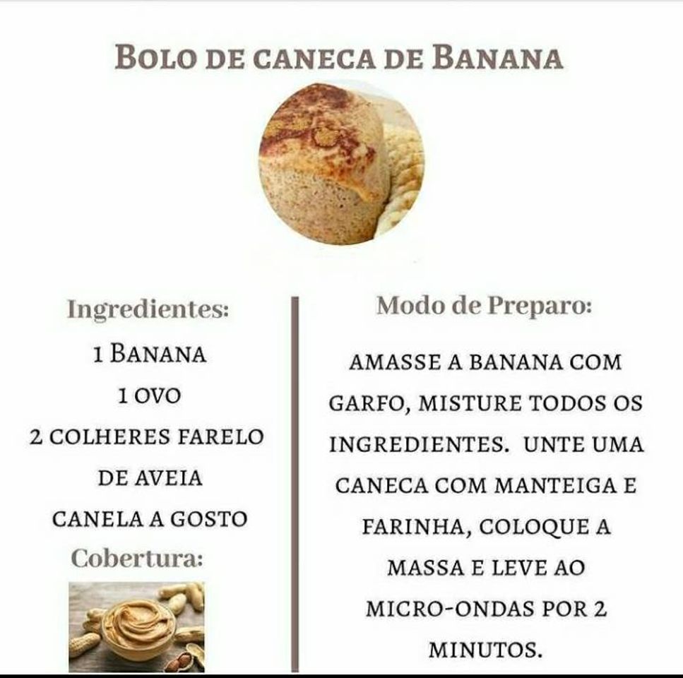 Moda Ótima receita p começa o dia🍌😍