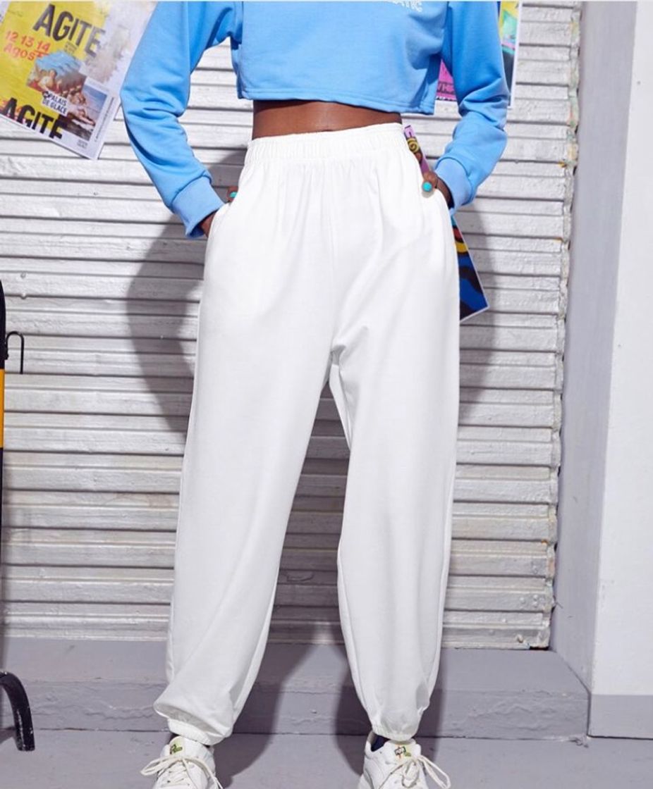 Fashion White sweatpants 