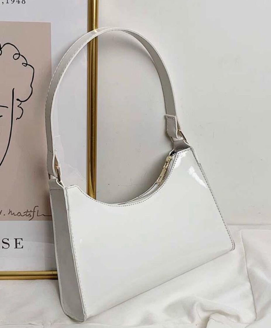 Fashion White baguette bag