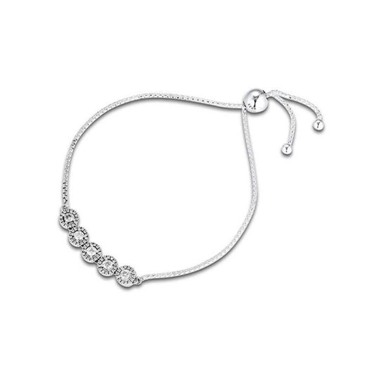 Pulseira Sliding Round Sparkle