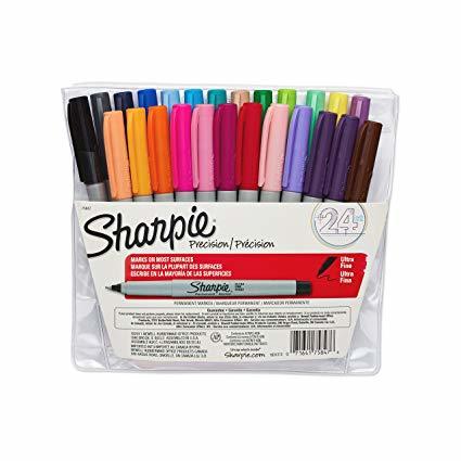 Sharpie - Juego de rotuladores de punta fina (12 unidades, 0,5 mm ...