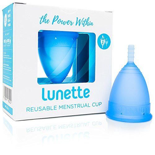 Lunette Copa menstrual reutilizable - Azul - Modelo 2 para flujo medio