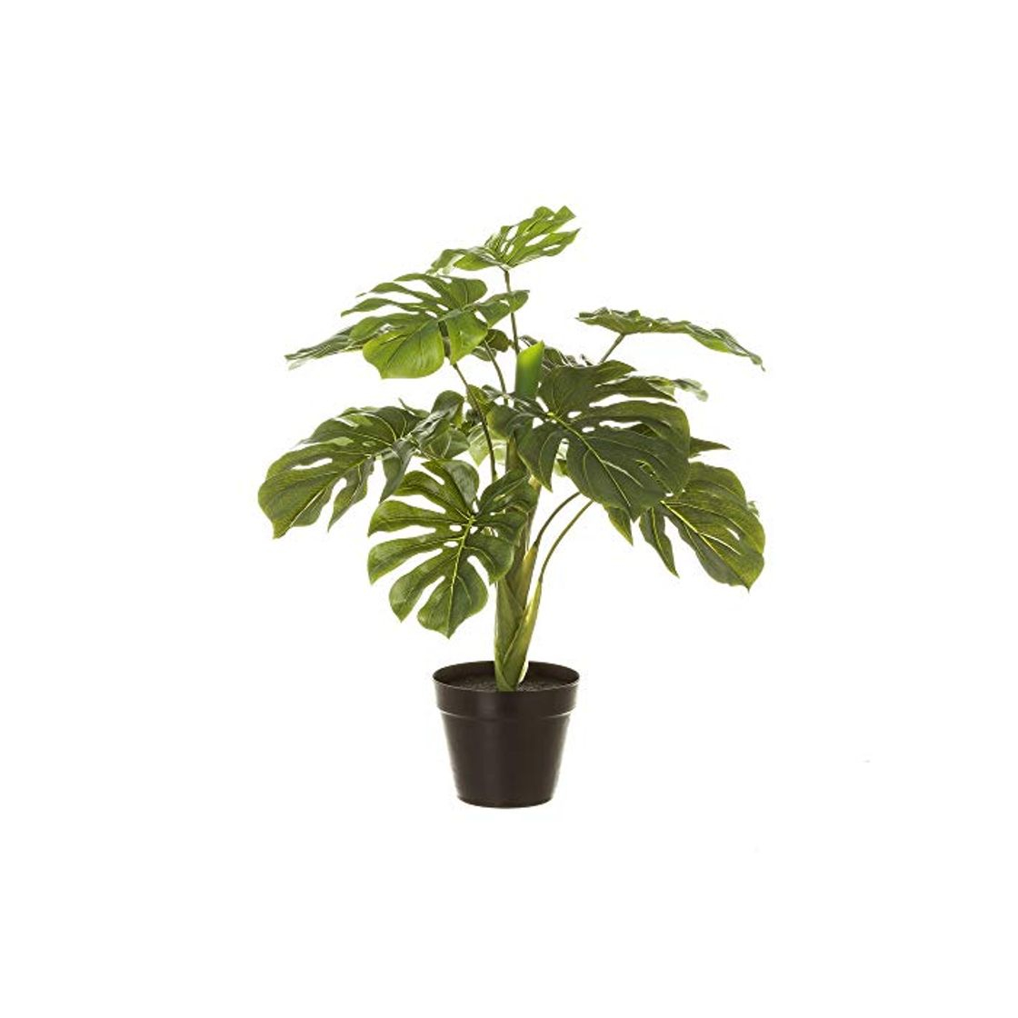 Producto Planta Artificial de Monstera Verde de PVC de 60 cm