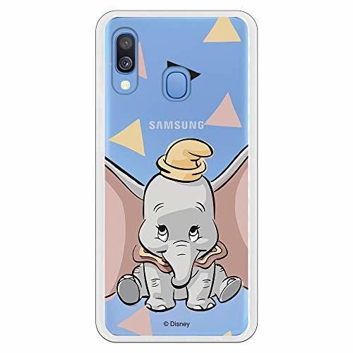 Funda para Samsung Galaxy A20E Oficial de Dumbo Dumbo Silueta Transparente para