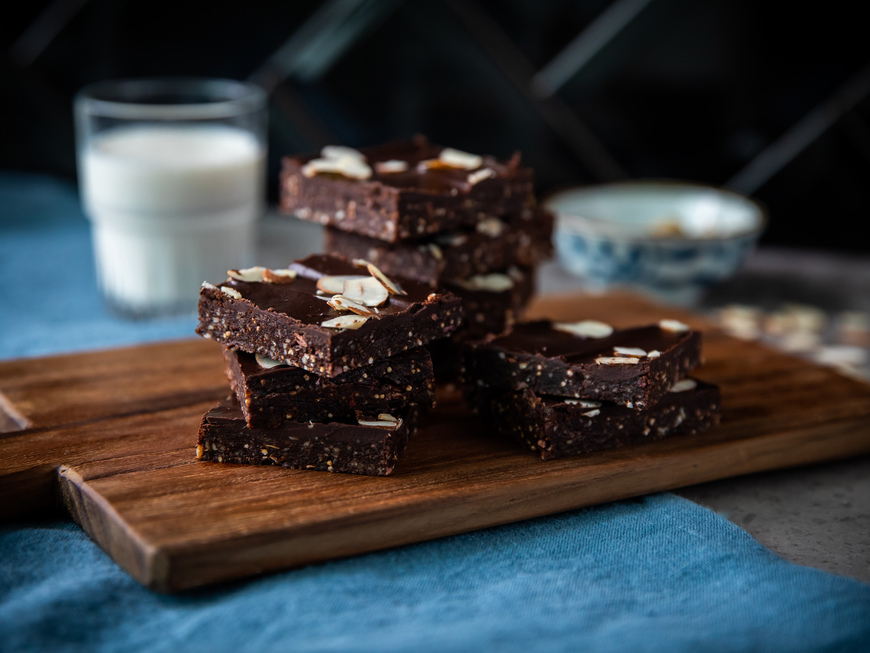 Brownies sin hornear