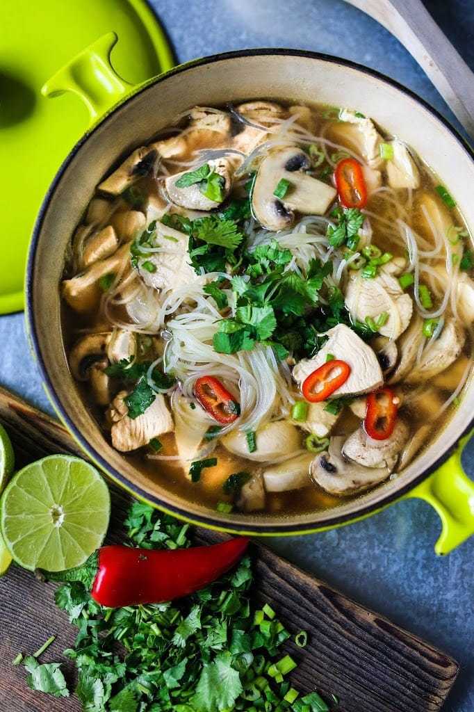 Social Thai chicken noodle soup
