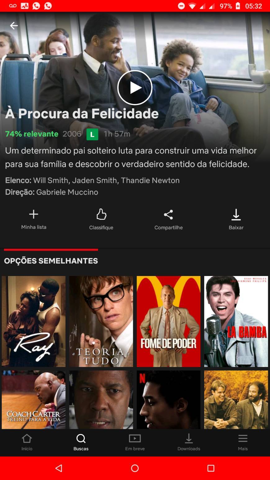 Movie À procura da felicidade 