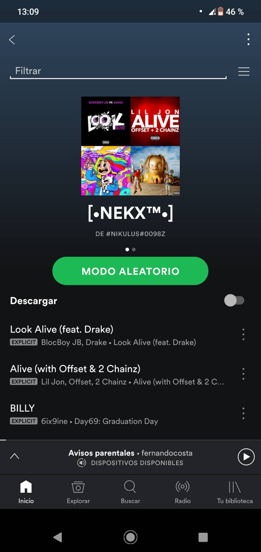 Canciones Todo tipo de música en mi playlist