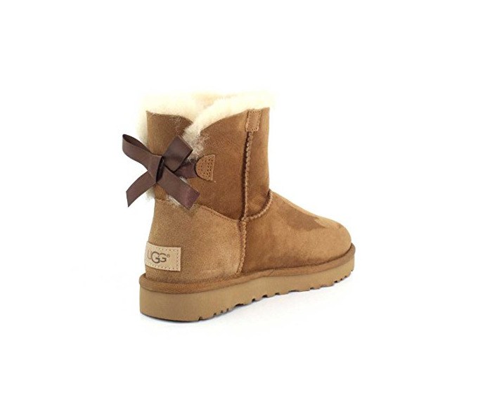 Producto UGG Female Mini Bailey Bow II Classic Boot, Chestnut, 7