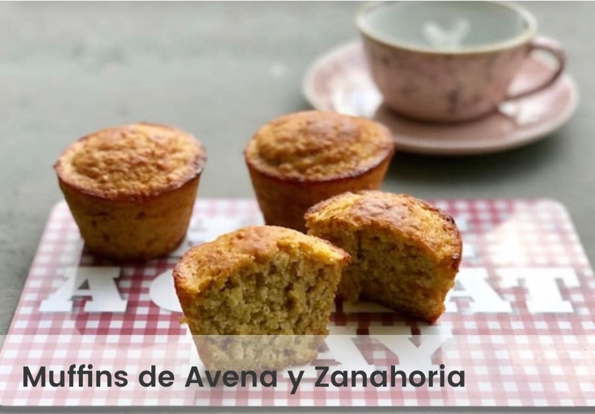 Moda Muffins de avena y zanahoria 